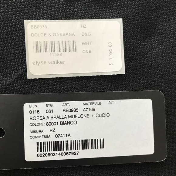 Auc New Dolce and Gabbana Deerskin Pleated Handbag - Picture 10 of 11